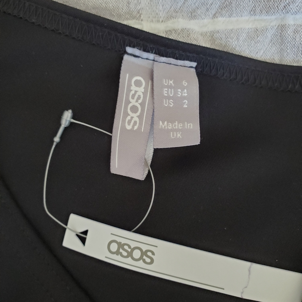 ASOS One Shoulder Wrap Mini Dress - Picture 2 of 7